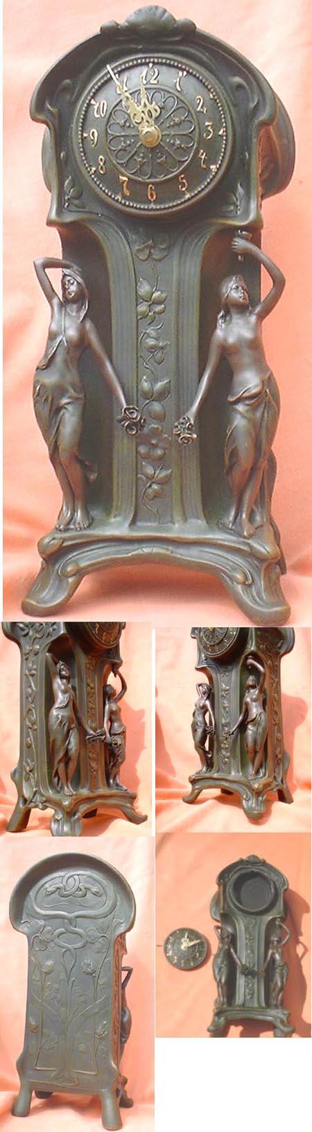 M05 - Art Nouveau clock - original reproduction