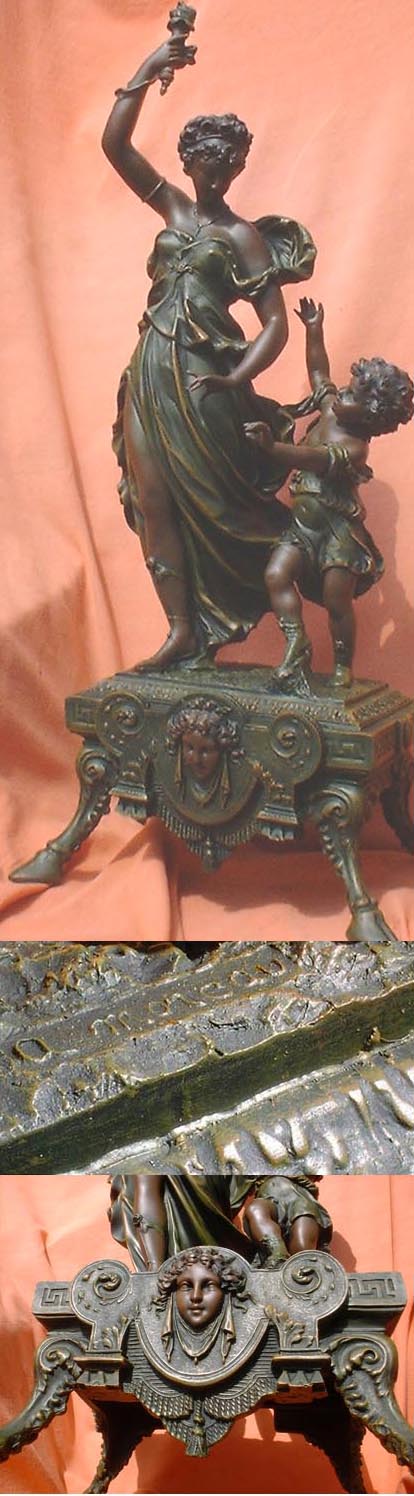 M06 - Art Nouveau - figure Moreau around 1900, France
