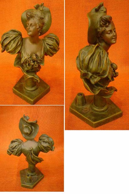 M09 - Art Nouveau bust France around 1900