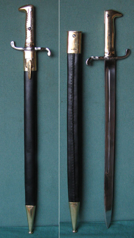 M71 - M1871 German bayonet f. German rifles (A1 repro)