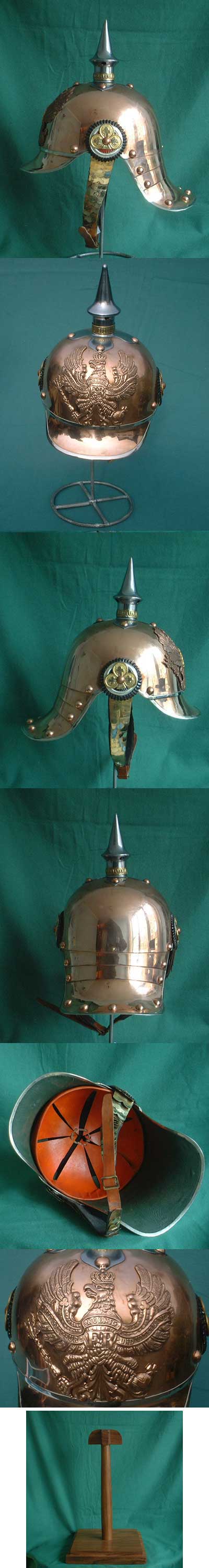 P02 - German spiked helmet Pickelhaube Prussia