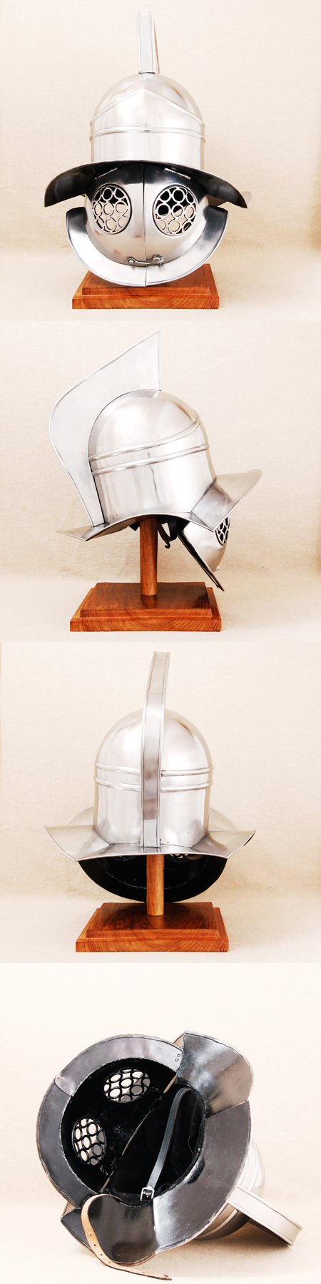 P103 - Roman gladiator helmet, museum style copy, Pompeii
