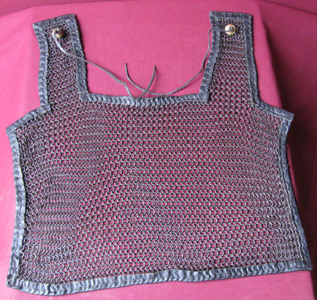 P10B - chainmail cape for legionairies, blackened, Rome, 2nd century BC