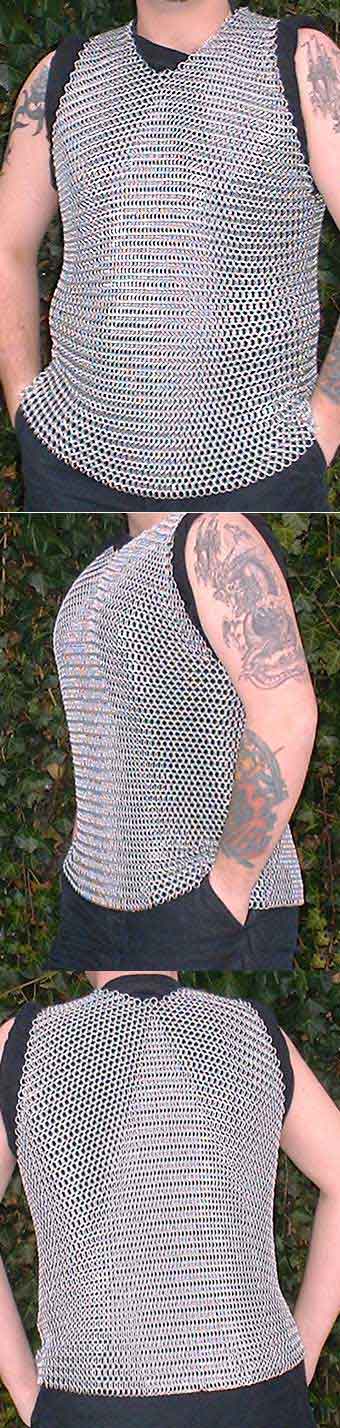 P13L - Chain Mail Shirt w/o sleeves Tyr, Andromeda - 32