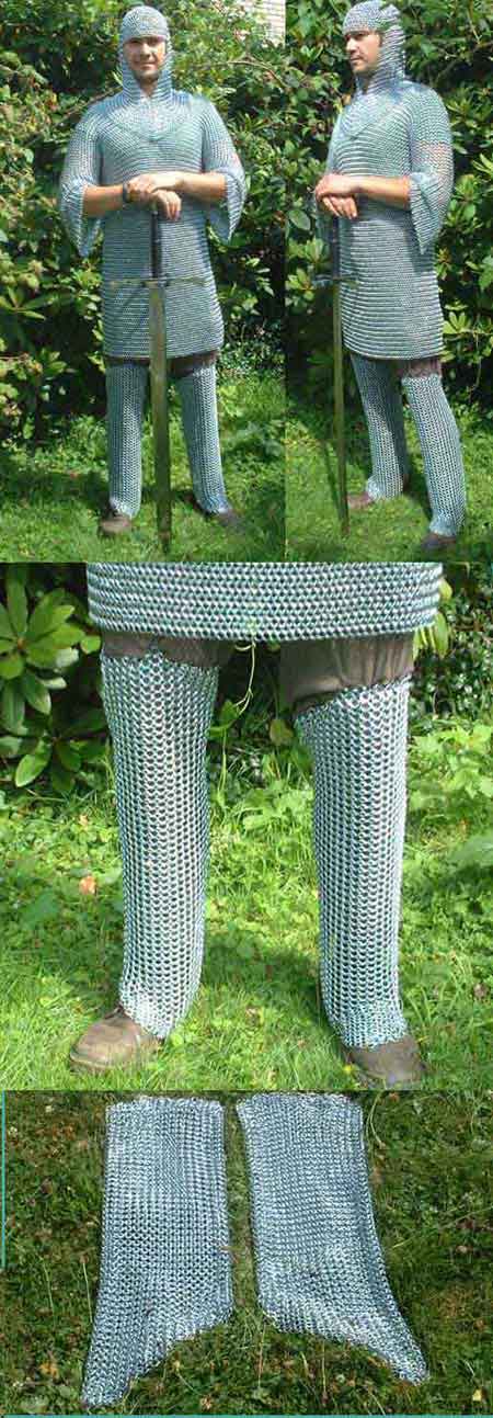 P18 - Chain mail leg protection
