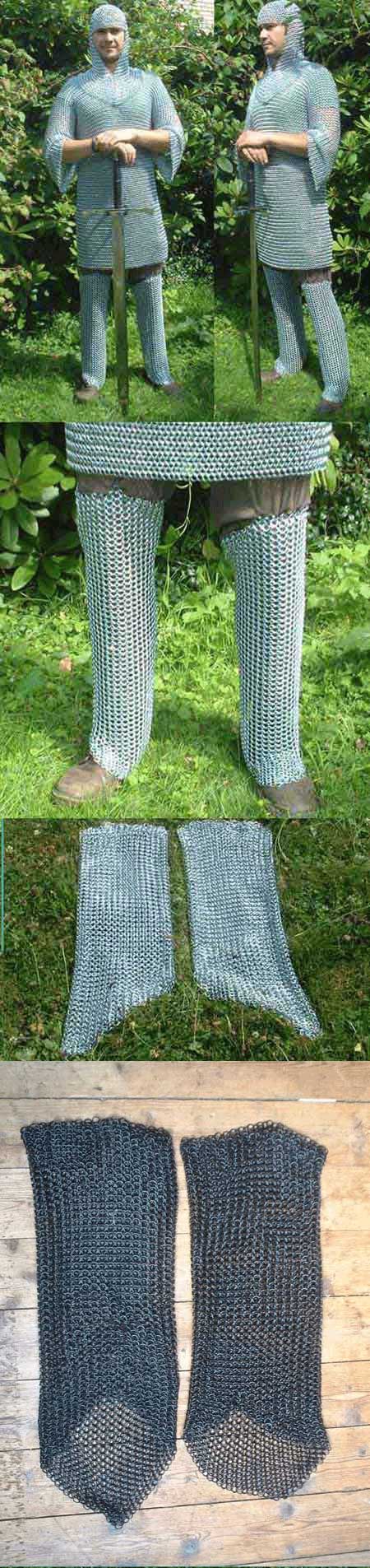 P18B - Chain mail leg protection