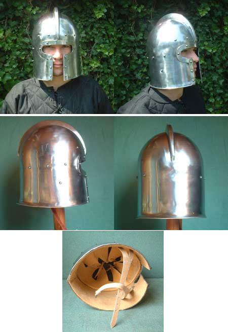 R10 - Medieval Barbute combat helmet, 15th century