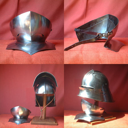 R39a - Bevoir chin protection for sallet Helmet of abt. 1480