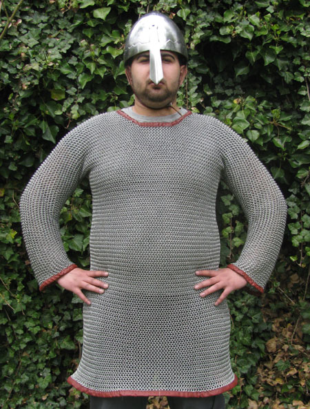 R55XXL - Lightweight Chain Mail Shirt XXL w. lg.sleeves
