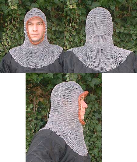 R56 - Light Weight Chain Mail Coif