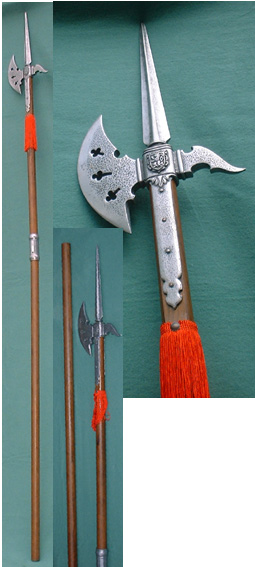 V19 - Halberd, Switzerland, Middle Ages / for decoration