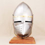 Medieval Pig-Faced Bassinet Helmet