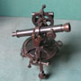 old theodolite replica 19th century, brass, handmade