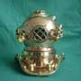 Marine Taucherhelm Reproduktion (Modell)