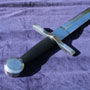 Strong late Gothic sword with slice pommel