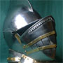 Helm Mittelalter Sturmhaube 2-teilig ca. 1600