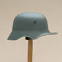 Deutscher Stahlhelm M 18, m. Ohrausschnitt, 1.Weltkrieg