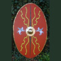 R�mer - Holz - Schild,  scutum  r�misch, oval