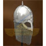 Gjermundbu Brillen Helm m.lg.Br�nne, Wikinger
