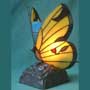 Tisch- Lampe, Tiffany - Repro, Schmetterling