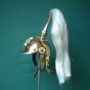 Miniatur-Parade-Helm : Sachsen 19.Jhdt., Pickelhaube
