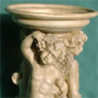 Tafelaufsatz Barock aus Marmor Imitat Gr.