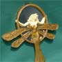 Kl. Jugendstil Wand -Spiegel, art nouveau