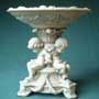 Tafelaufsatz Barock, feinstes Marmor Imitat,