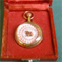 Taschenuhr (alte Eisenbahn Dampflok)