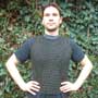 Kettenhemd verzinkt, ohne �rmel, br�niert - lang