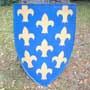 Mittelalter - Eisen - Schaukampf-Schild, Frankreich