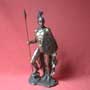 griech. Kriegsgott Ares mit Helm, Speer und Schild