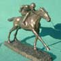Jockey im Galopp