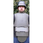 German M1917 trench armour, 1.model, WW1 trench warfare
