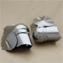 Medieval heavy steel knee caps, Deepeeka