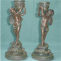 Art Nouveau candleholders, France 1900 (pair)